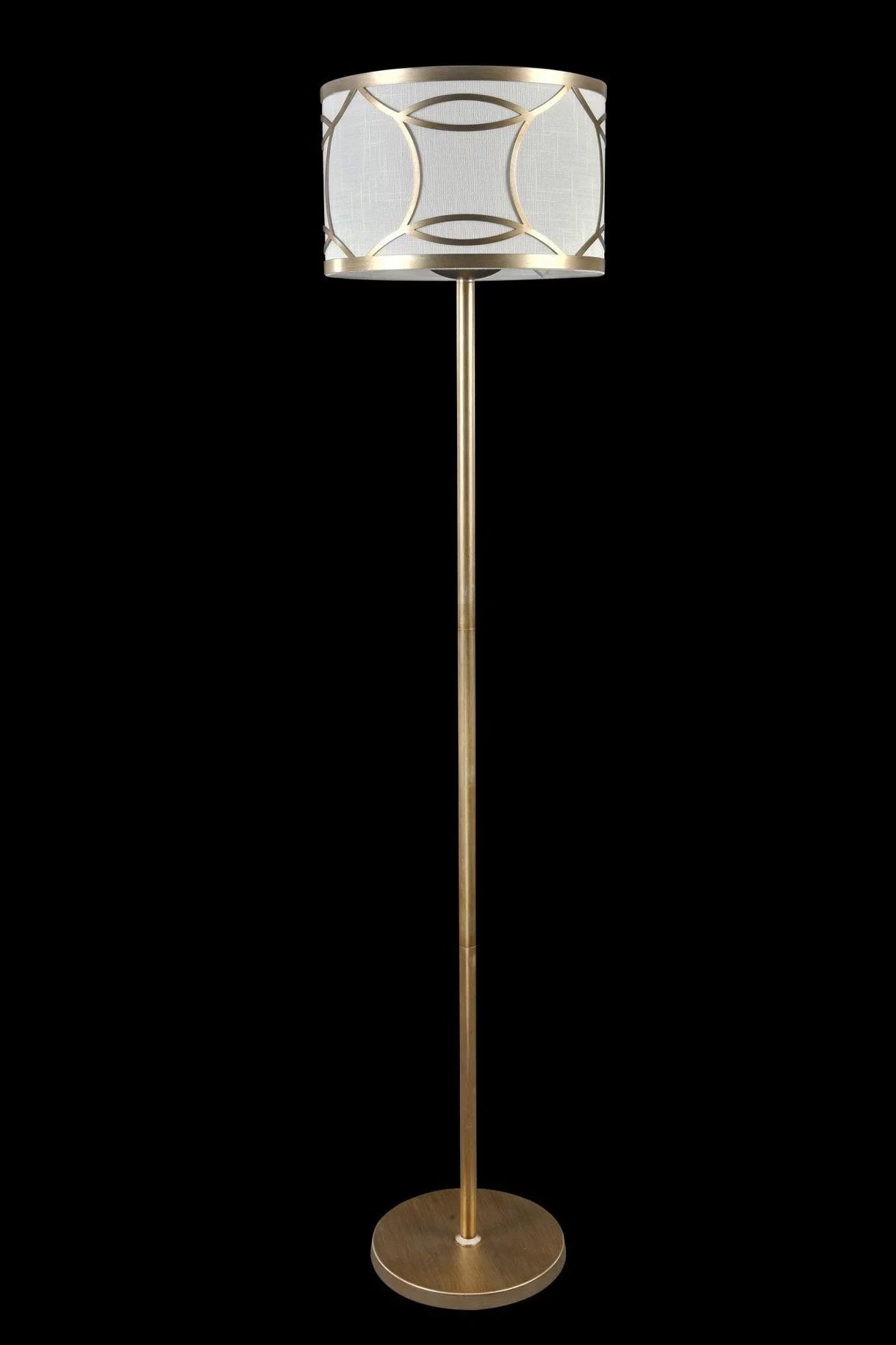   
                        Торшер MAYTONI  (Германия) 99244    
                         в стиле Модерн.  
                        Тип источника света: светодиодная лампа, сменная.                                                 Цвета плафонов и подвесок: Белый, Коричневый.                         Материал: Металл, Ткань.                          фото 4